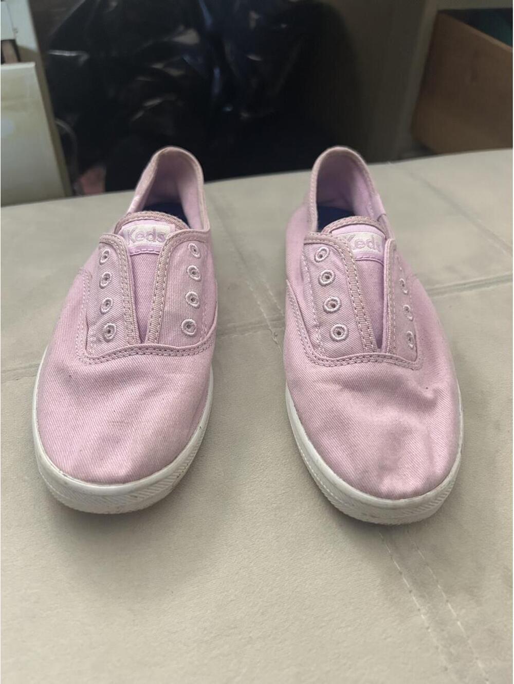 Pink Keds slip-on sneakers size 5